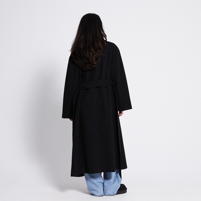 Long belted coat "Kourtney"